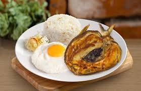 Daing na Bangus with Egg
